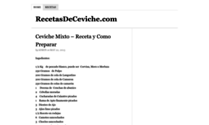 Recetasdeceviche.com thumbnail