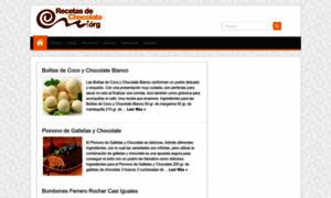 Recetasdechocolate.org thumbnail