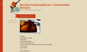 Recetasguatemaltecas.wordpress.com thumbnail