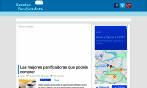 Recetaspanificadora.com thumbnail
