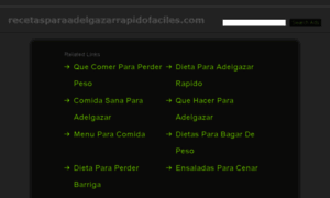 Recetasparaadelgazarrapidofaciles.com thumbnail