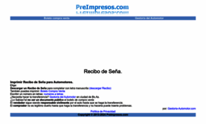 Recibo-de-sena.preimpresos.com thumbnail