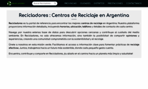 Recicladores.com.ar thumbnail