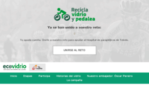 Reciclavidrioypedalea.com thumbnail