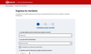 Reclamos.servicios.gob.pe thumbnail