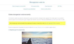Recuperaramiexnovia.com thumbnail