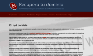 Recuperatudominio.org thumbnail