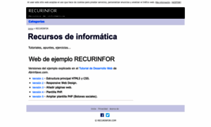 Recurinfor.com thumbnail