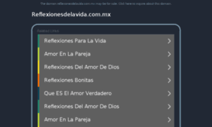 Reflexionesdelavida.com.mx thumbnail
