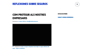 Reflexionessobreseguros.com thumbnail