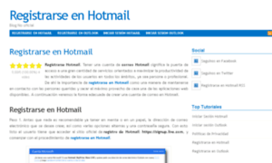 Registrarseen-hotmail.co thumbnail