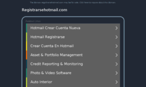 Registrarsehotmail.com thumbnail