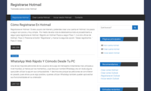 Registrarsehotmailcuenta.com thumbnail