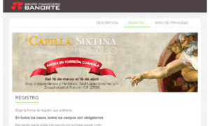 Registro.banorte-capillasixtina.com thumbnail