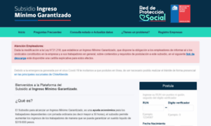 Registro.ingresominimo.cl thumbnail