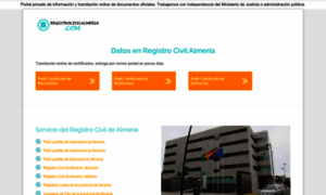 Registrocivilalmeria.com thumbnail