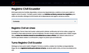 Registrocivilecuador.com thumbnail