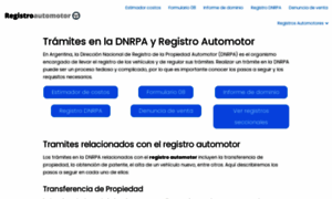 Registrodelautomotor.info thumbnail