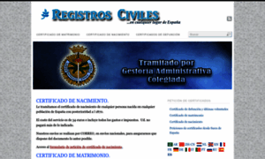 Registrosciviles.org thumbnail