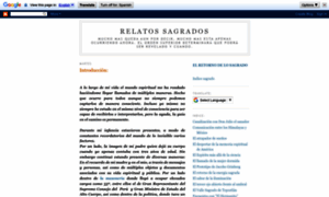 Relatosagrado.blogspot.mx thumbnail