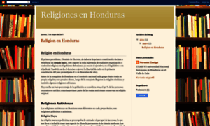 Religionesenhonduras.blogspot.com thumbnail