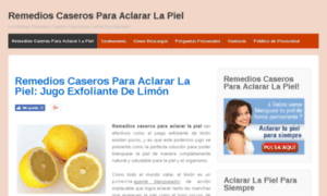 Remedioscaserosparaaclararlapiel.org thumbnail