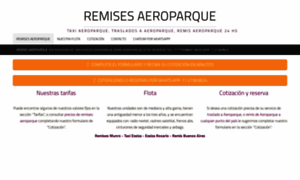 Remisesaeroparque.com thumbnail