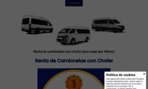 Rentadecamionetasconchofer.com.mx thumbnail