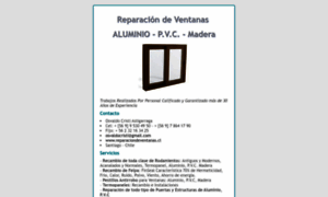 Reparaciondeventanas.cl thumbnail