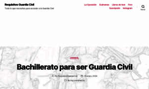 Requisitosguardiacivil.com thumbnail