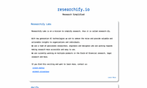 Researchify.io thumbnail