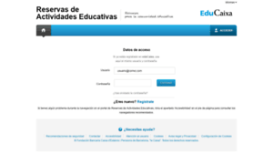 Reserva.educaixa.com thumbnail