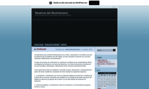Reservabicentenario.wordpress.com thumbnail