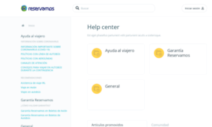Reservamos.zendesk.com thumbnail