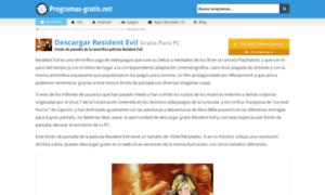 Resident-evil.programas-gratis.net thumbnail