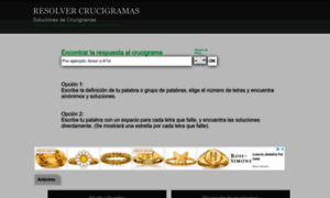 Resolvercrucigramas.com thumbnail