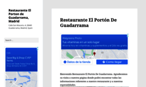 Restaurante-elportondeguadarrama.com thumbnail