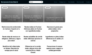 Restaurantearabemadrid.es thumbnail
