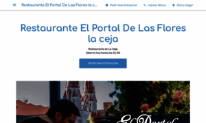 Restauranteelportaldelasflores.negocio.site thumbnail