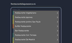 Restaurantelagunaseca.es thumbnail