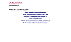 Restaurantelaromana.es thumbnail