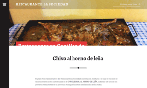 Restaurantelasociedad.es thumbnail