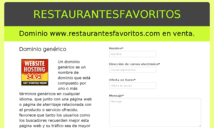 Restaurantesfavoritos.com thumbnail