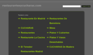 Restaurantesycucharas.com thumbnail