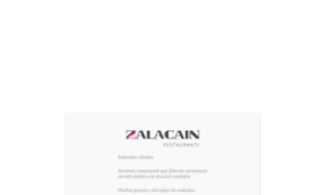 Restaurantezalacain.com thumbnail