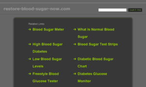 Restore-blood-sugar-now.com thumbnail