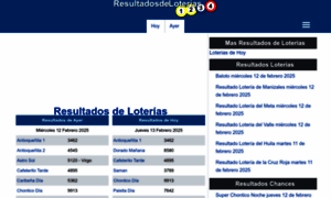 Resultadosdeloterias.co thumbnail