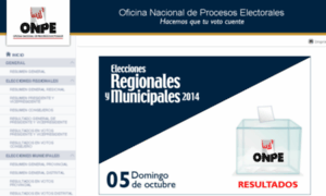 Resultadoselecciones2014.onpe.gob.pe thumbnail