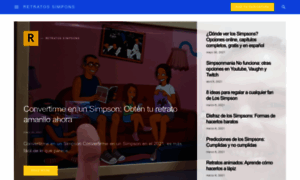 Retratosimpson.com thumbnail