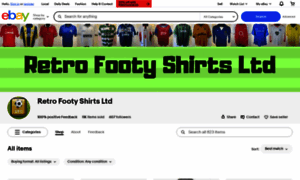 Retrofootyshirts.com thumbnail